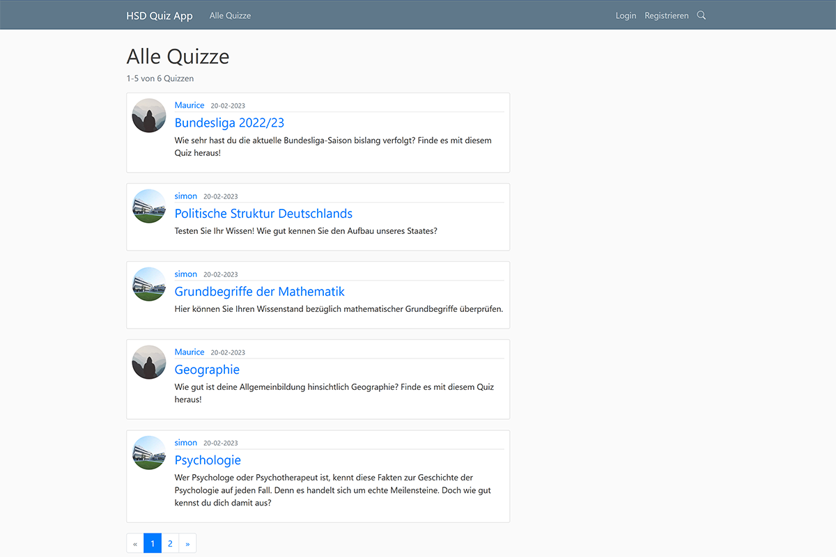 A Quiz App written in Flask project image